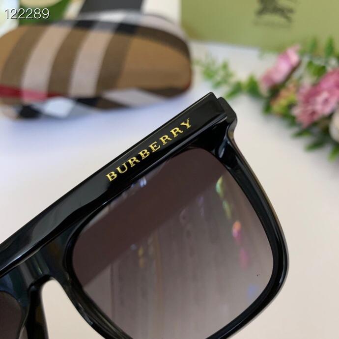 BURBERRY巴寶莉 B4276 方形墨鏡 經典格子logo內側拼接 男女款  lly1096